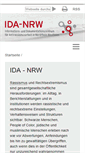 Mobile Screenshot of ida-nrw.de